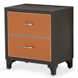 21 Cosmopolitan Orange Diablo Orange/umber Nightstand from Michael Amini - Luna Furniture