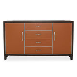 21 Cosmopolitan Orange Diablo Orange/umber Dresser from Michael Amini - Luna Furniture