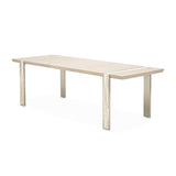 Lotus Bay Sand Narrow Dining Table from Michael Amini - Luna Furniture