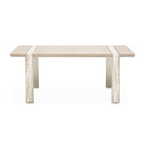 Lotus Bay Sand Narrow Dining Table from Michael Amini - Luna Furniture