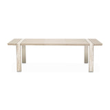 Lotus Bay Sand Narrow Dining Table from Michael Amini - Luna Furniture