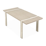 Lotus Bay Sand Narrow Dining Table from Michael Amini - Luna Furniture
