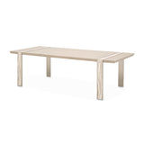 Lotus Bay Sand Wide Dining Table from Michael Amini - Luna Furniture