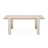 Lotus Bay Sand Wide Dining Table from Michael Amini - Luna Furniture