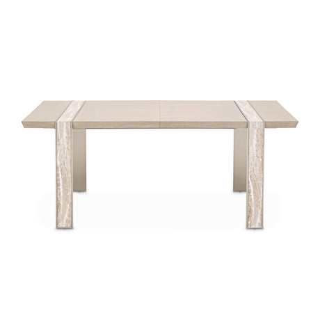 Lotus Bay Sand Wide Dining Table from Michael Amini - Luna Furniture