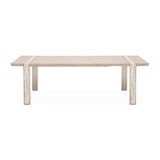 Lotus Bay Sand Wide Dining Table from Michael Amini - Luna Furniture