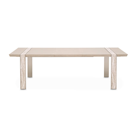 Lotus Bay Sand Wide Dining Table from Michael Amini - Luna Furniture