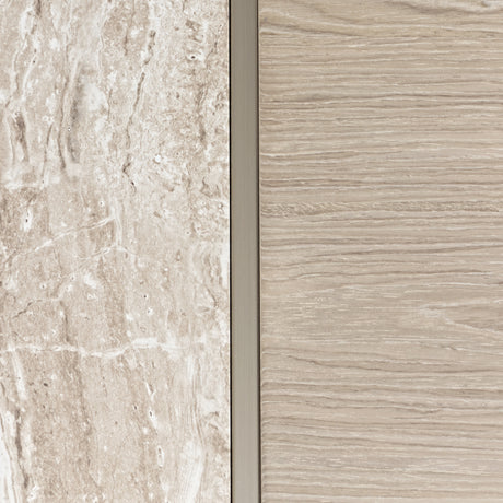 Lotus Bay Sand Wide Dining Table from Michael Amini - Luna Furniture