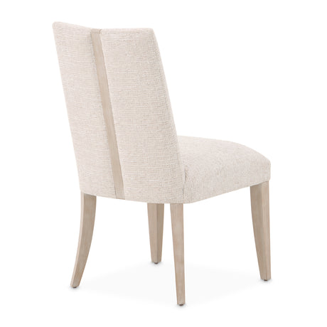 Lotus Bay Sand Dining Side Chair from Michael Amini - Luna Furniture