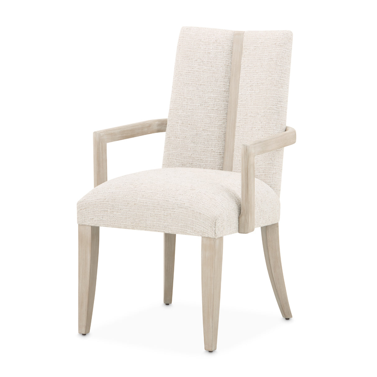 Lotus Bay Sand Dining Arm Chair from Michael Amini - Luna Furniture