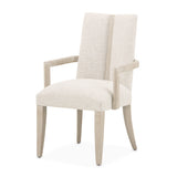 Lotus Bay Sand Dining Arm Chair from Michael Amini - Luna Furniture