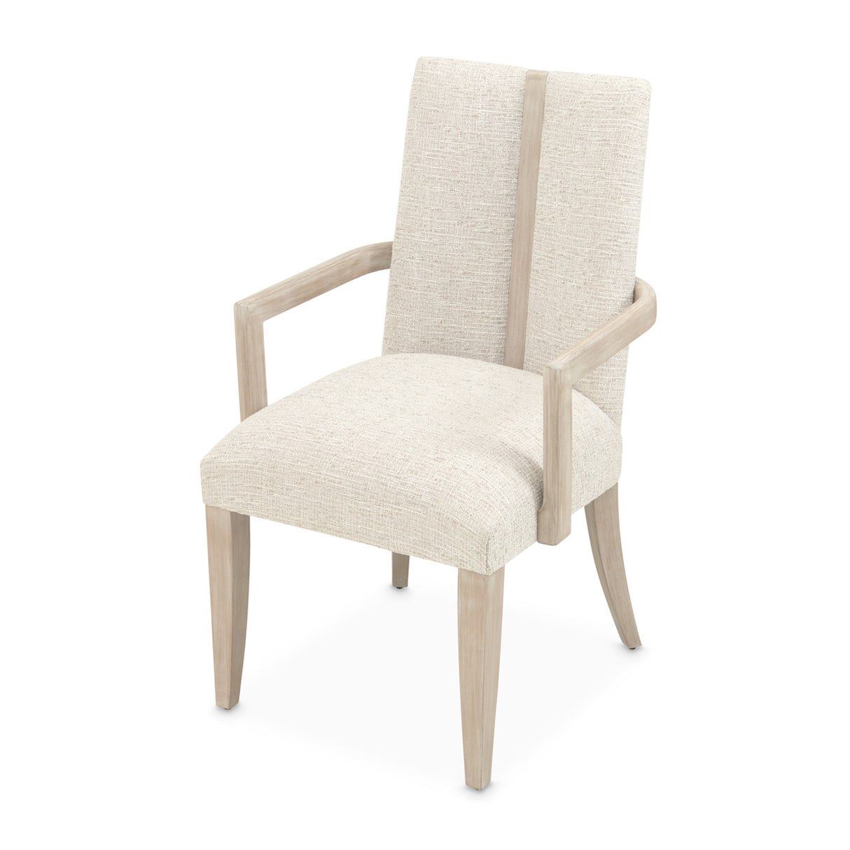 Lotus Bay Sand Dining Arm Chair from Michael Amini - Luna Furniture