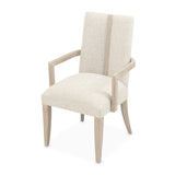 Lotus Bay Sand Dining Arm Chair from Michael Amini - Luna Furniture