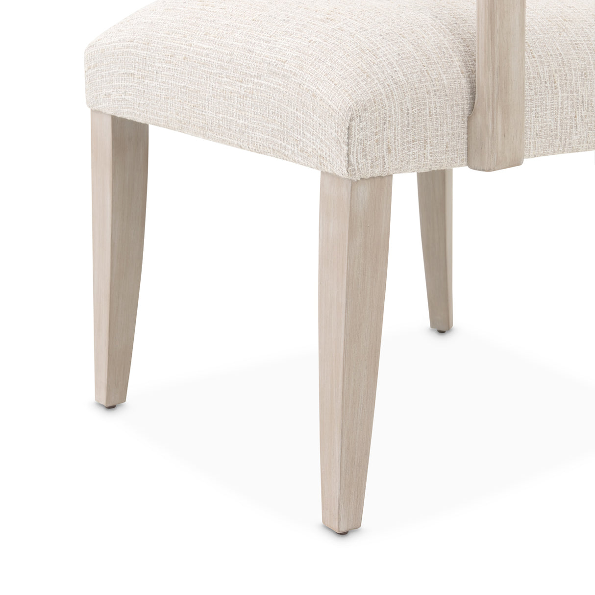 Lotus Bay Sand Dining Arm Chair from Michael Amini - Luna Furniture