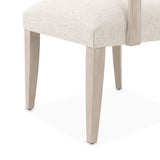 Lotus Bay Sand Dining Arm Chair from Michael Amini - Luna Furniture