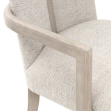 Lotus Bay Sand Dining Arm Chair from Michael Amini - Luna Furniture