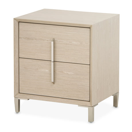 Lotus Bay Sand Small Nightstand from Michael Amini - Luna Furniture