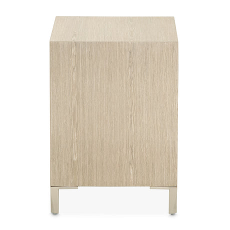 Lotus Bay Sand Small Nightstand from Michael Amini - Luna Furniture