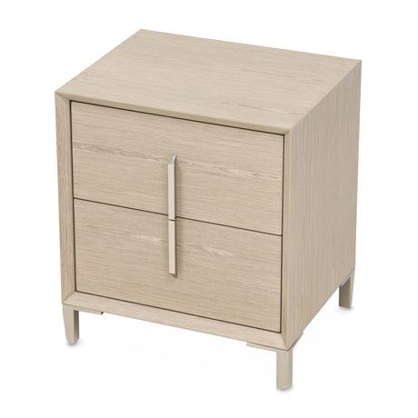 Lotus Bay Sand Small Nightstand from Michael Amini - Luna Furniture