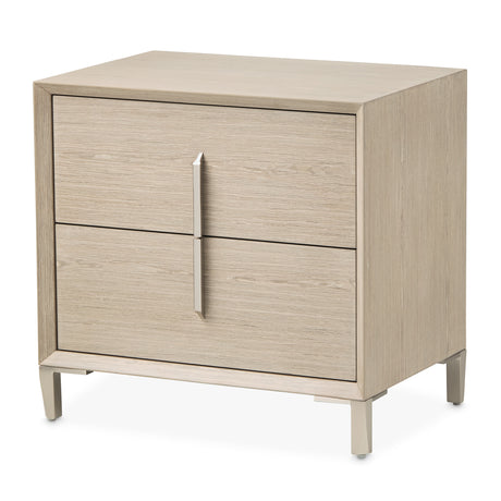 Lotus Bay Sand Large Nightstand from Michael Amini - Luna Furniture