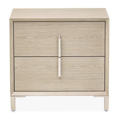 Lotus Bay Sand Large Nightstand from Michael Amini - Luna Furniture