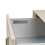 Lotus Bay Sand Large Nightstand from Michael Amini - Luna Furniture