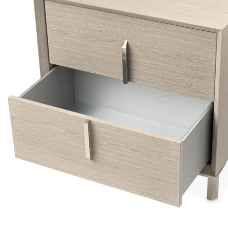 Lotus Bay Sand Large Nightstand from Michael Amini - Luna Furniture