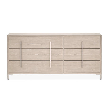 Lotus Bay Sand Large Dresser from Michael Amini - Luna Furniture