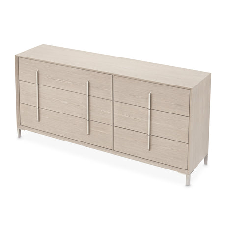Lotus Bay Sand Large Dresser from Michael Amini - Luna Furniture
