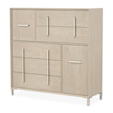 Lotus Bay Sand 5-drawer Chest from Michael Amini - Luna Furniture