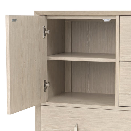 Lotus Bay Sand 5-drawer Chest from Michael Amini - Luna Furniture