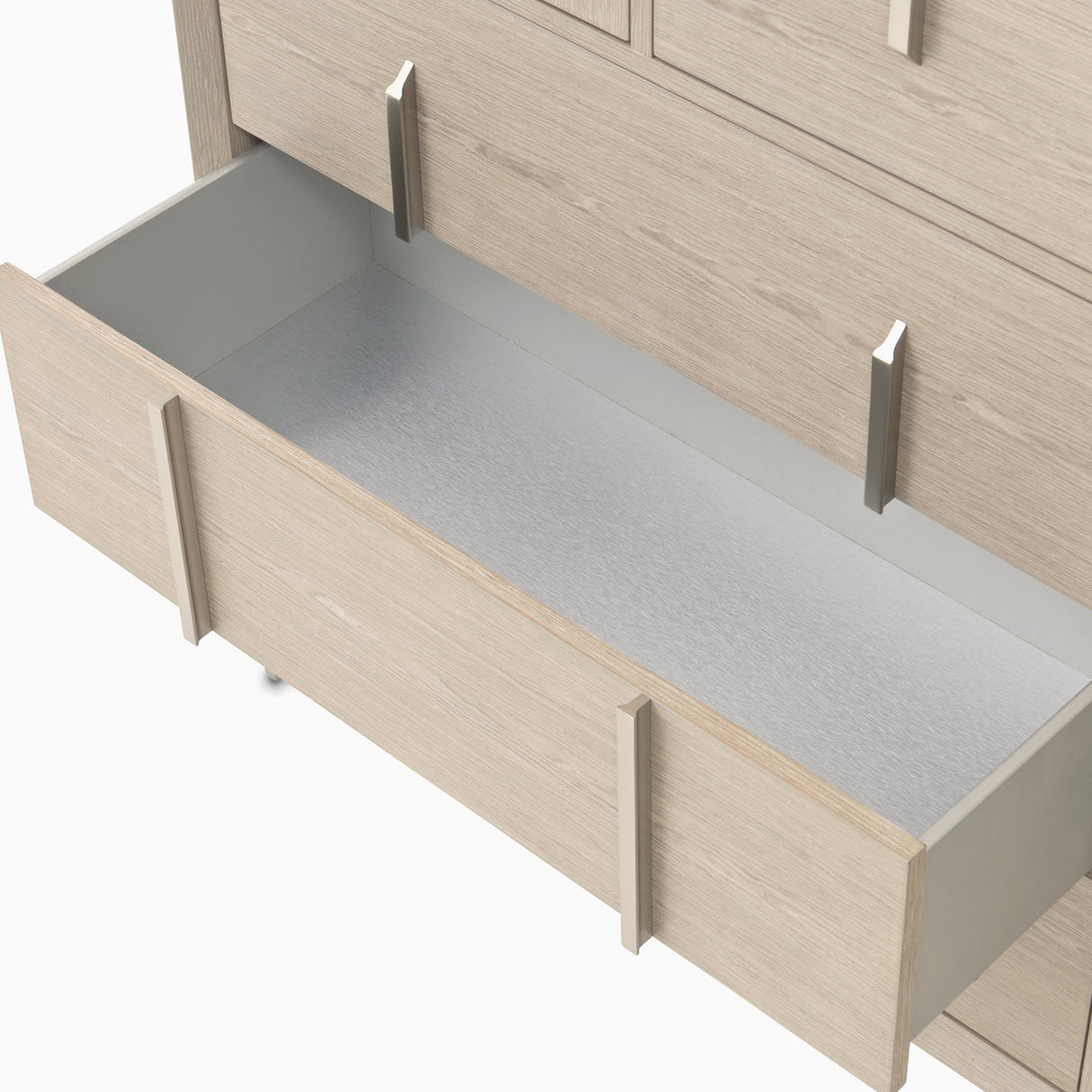 Lotus Bay Sand 5-drawer Chest from Michael Amini - Luna Furniture