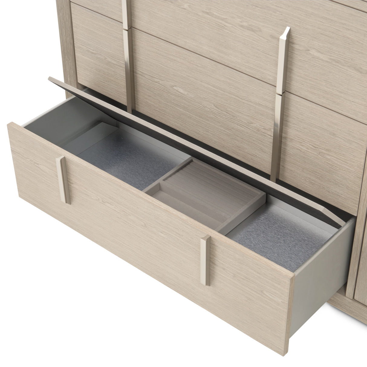 Lotus Bay Sand 5-drawer Chest from Michael Amini - Luna Furniture