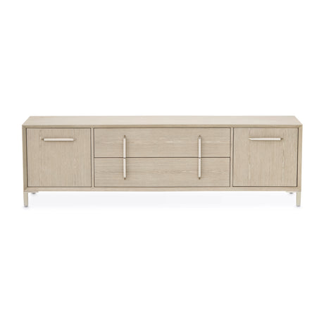 Lotus Bay Sand Tv Console from Michael Amini - Luna Furniture