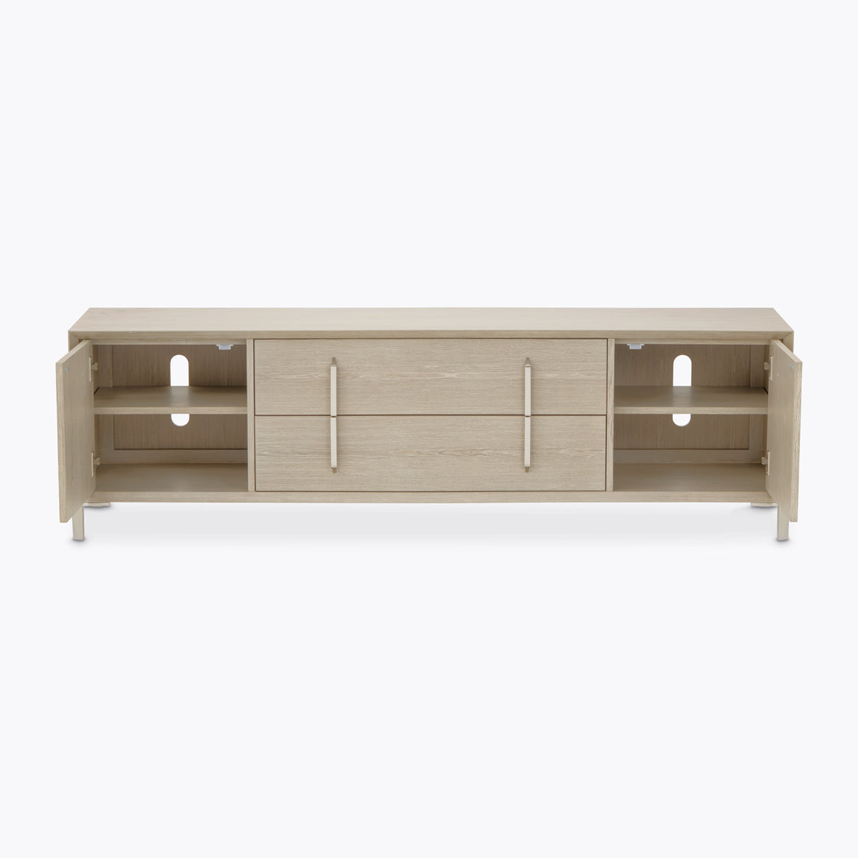 Lotus Bay Sand Tv Console from Michael Amini - Luna Furniture