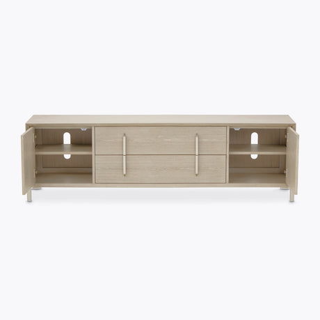 Lotus Bay Sand Tv Console from Michael Amini - Luna Furniture
