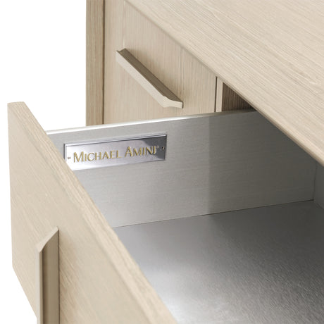 Lotus Bay Sand Tv Console from Michael Amini - Luna Furniture