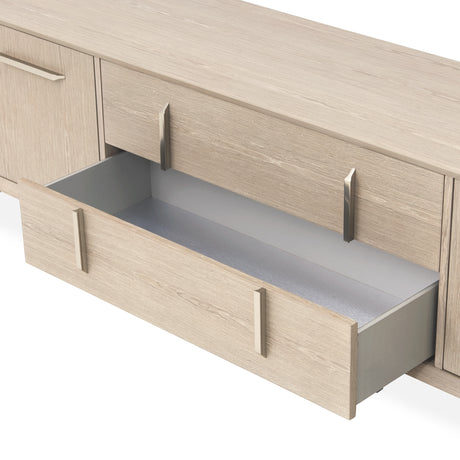 Lotus Bay Sand Tv Console from Michael Amini - Luna Furniture