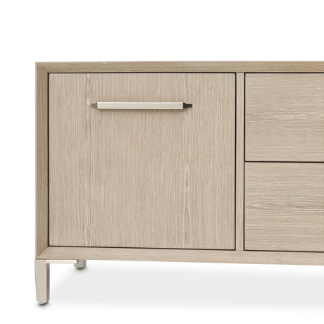 Lotus Bay Sand Tv Console from Michael Amini - Luna Furniture