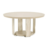 Lotus Bay Sand 60'' Round Dining Table from Michael Amini - Luna Furniture