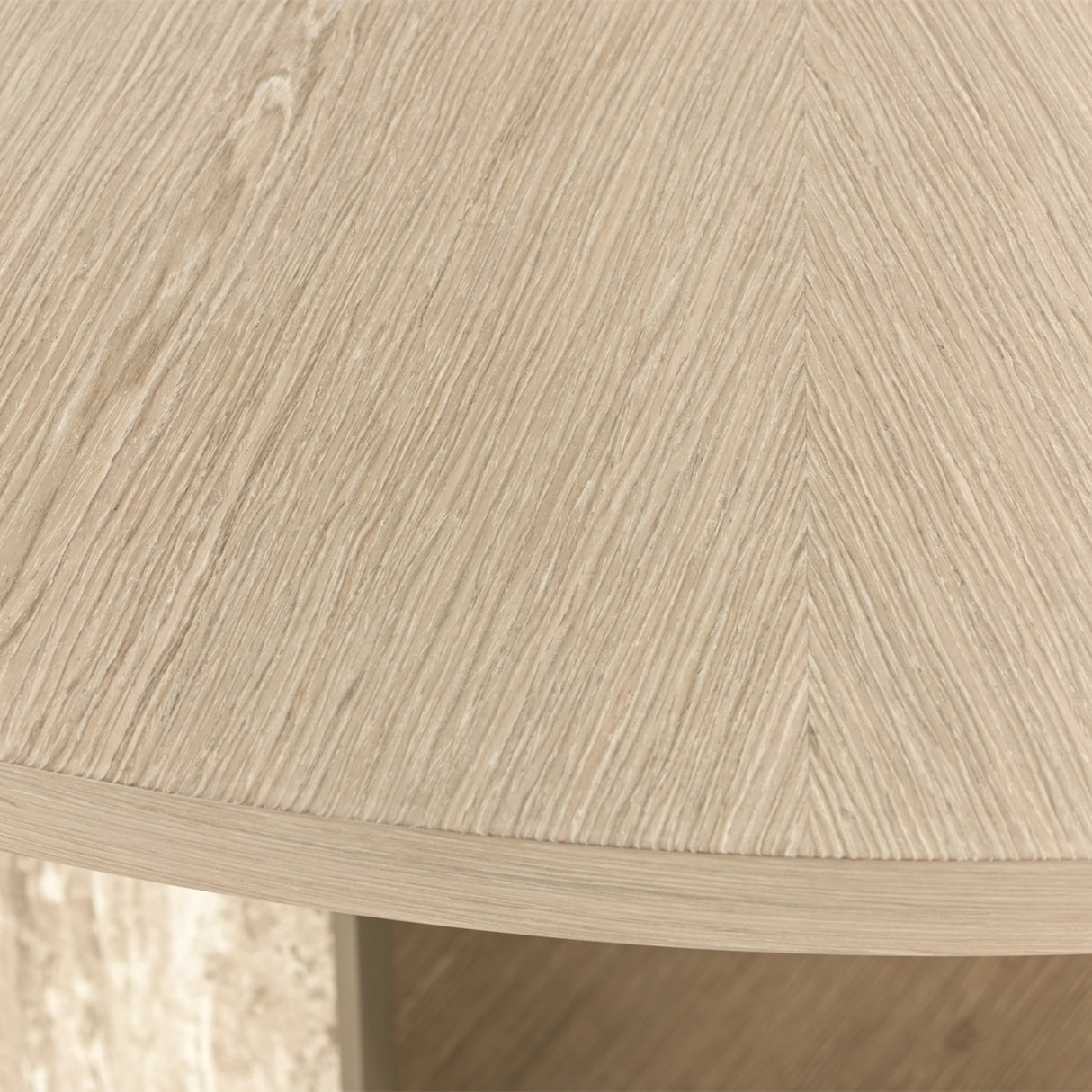 Lotus Bay Sand 60'' Round Dining Table from Michael Amini - Luna Furniture