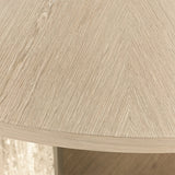 Lotus Bay Sand 60'' Round Dining Table from Michael Amini - Luna Furniture