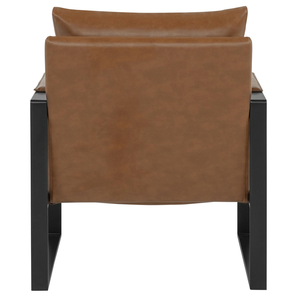 Rosalind Brown Upholstered Track Arm Accent Chair from Coaster - Luna Furniture