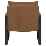 Rosalind Brown Upholstered Track Arm Accent Chair from Coaster - Luna Furniture