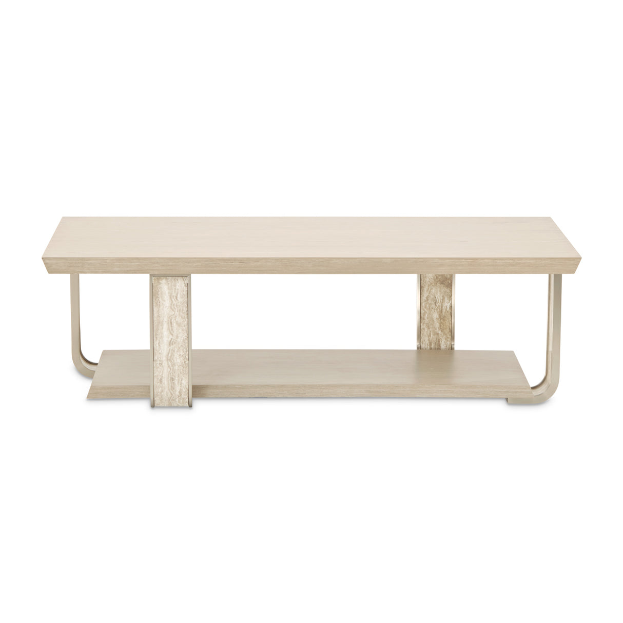Lotus Bay Sand Rectangular Cocktail Table from Michael Amini - Luna Furniture