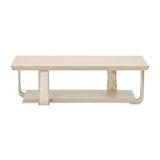 Lotus Bay Sand Rectangular Cocktail Table from Michael Amini - Luna Furniture