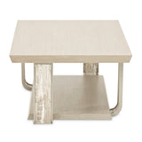 Lotus Bay Sand Rectangular Cocktail Table from Michael Amini - Luna Furniture