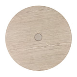 Lotus Bay Sand Chairside Table from Michael Amini - Luna Furniture