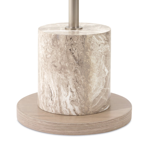 Lotus Bay Sand Chairside Table from Michael Amini - Luna Furniture