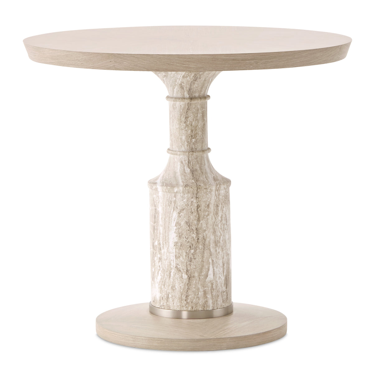 Lotus Bay Sand 40'' Round Gathering Table from Michael Amini - Luna Furniture